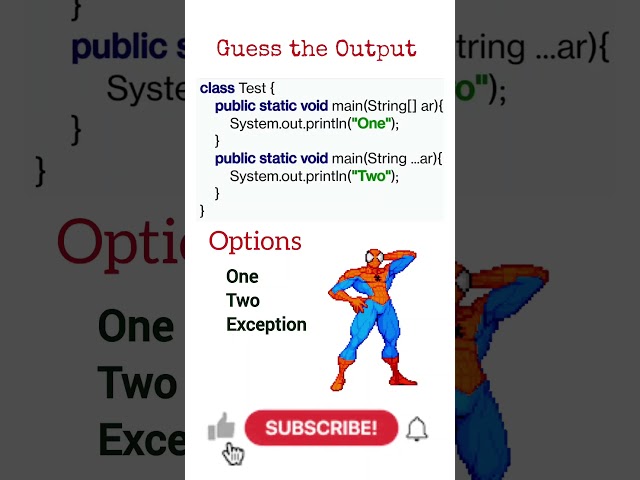 what if we have two main methods in java class #java #javachallengers #javamagic