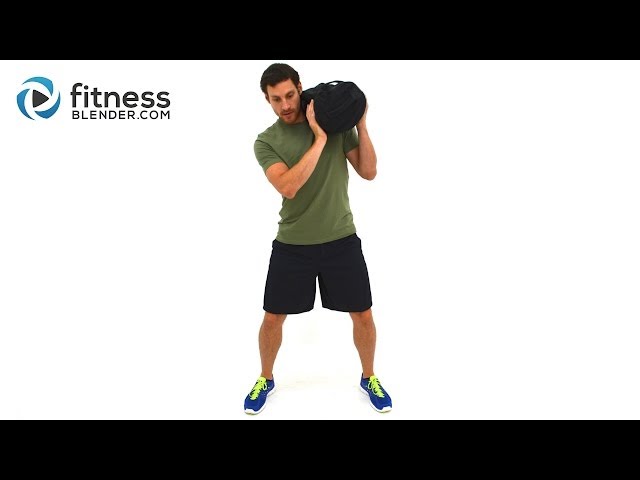 26 Minute Sandbag Workout Video - Total Body Sandbag Training for Fat Burning, Strength & Endurance