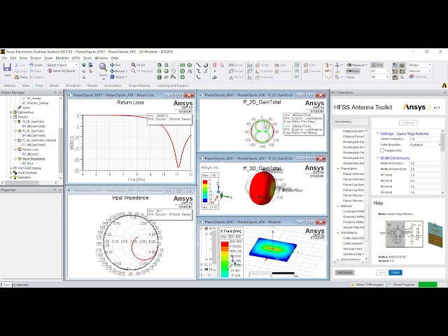Creating Ansys HFSS Antenna Models in just a few seconds