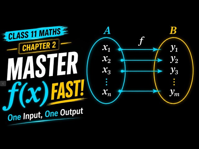 Class 11 Maths Ch 2: Functions COMPLETE One-Shot | JEE Main & Advanced