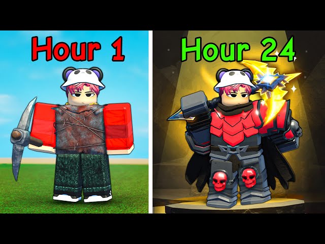 I Spent 24 Hours In Roblox The Forge