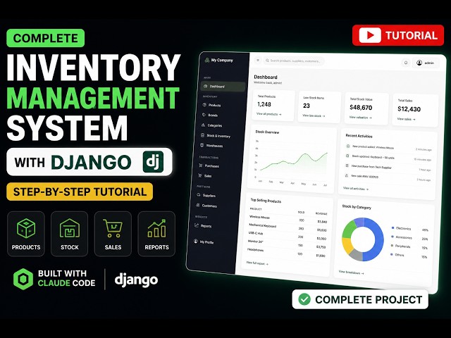 Build a Complete Inventory Management System in Django with Claude Code | Coderfuel