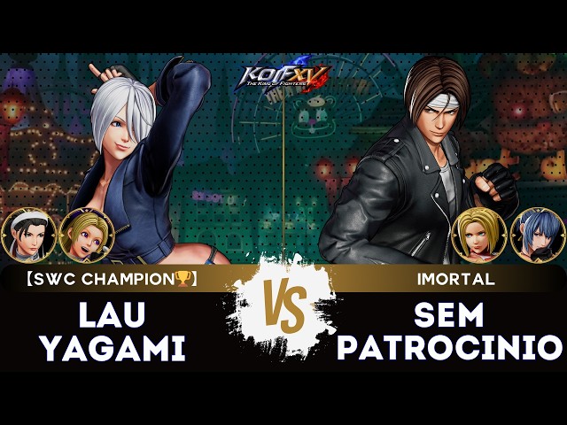 KOF XV ▰ LAUYAGAMI (Ángel/Hinako/Chizuur) 🆚 SEM PATROCINIO (Kyo/Blue Mary/Leona)🎞️Replay Match -5/26