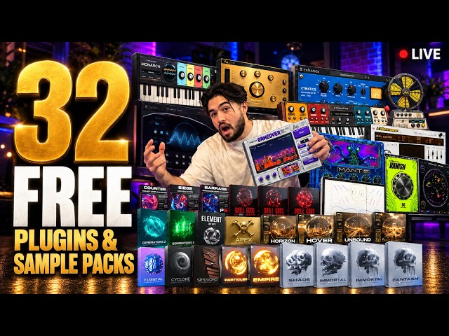 PRODUCER ROYALE DAY 3! (FREE PLUGINS, PACKS & GEAR GIVEAWAYS)