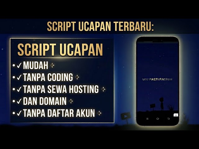New Script bucin terbaru, tanpa koding, tanpa download file, tanpa sewa hosting, tanpa beli domain.