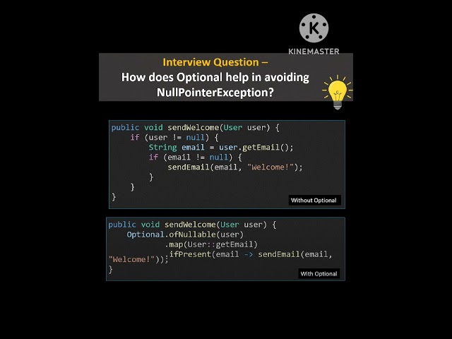 Java 8 Interview Questions (Optional class)#java8 #optionalclass #java