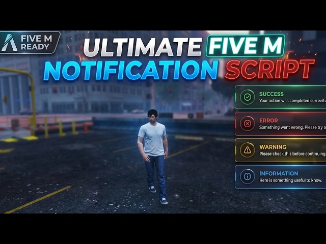 [FREE] 🤯 The Ultimate Modern Notification UI | Clean Alerts & Custom Sounds | MJ DEVELOPMENT