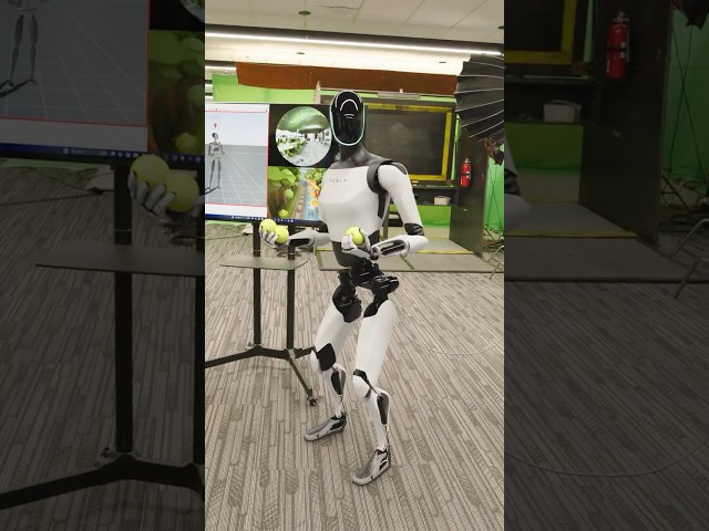 Tesla Robot Breaks a TV