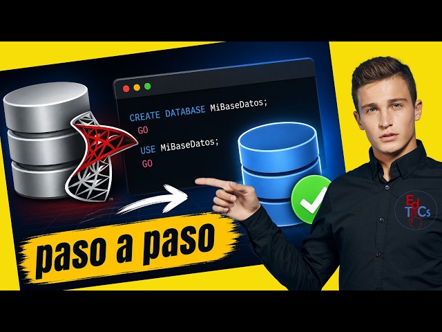 Crear base datos en SQL Server desde cero para principiantes🚀2026