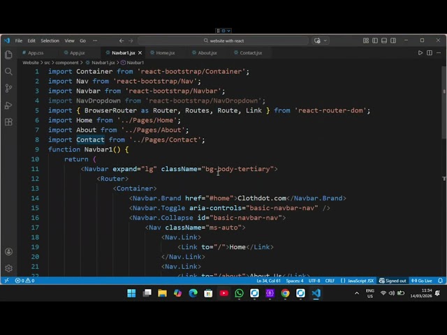 React Website lec Form Bootstrap