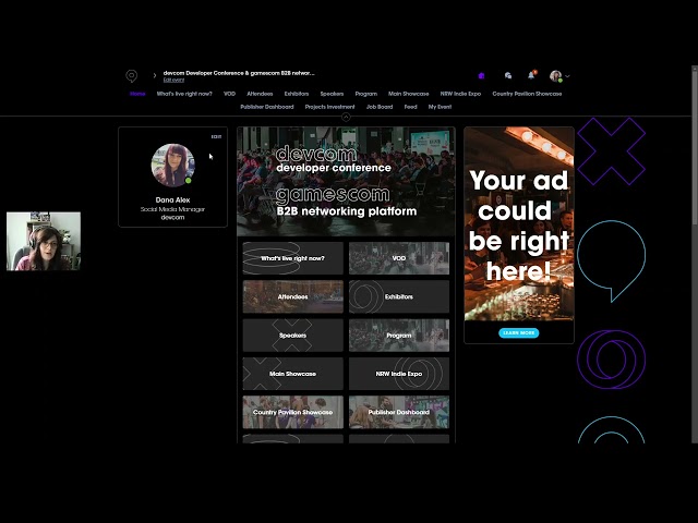 Introduction to the devcom developer conference & gamescom B2B networking platform