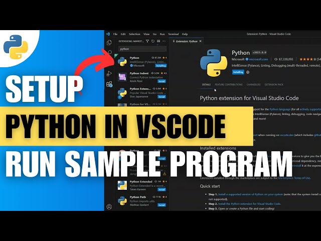 How to Setup Python in Visual Studio code on Windows 10 / 11