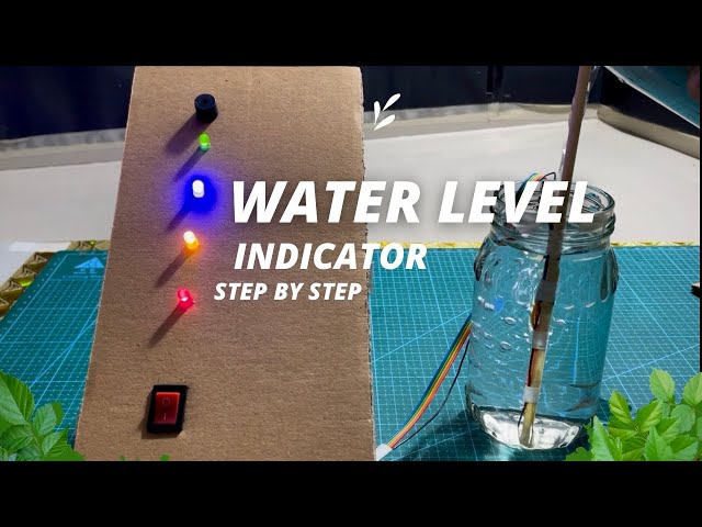 Water Level indicator project 12th #science Project step by step in hindi NakulSahuArt