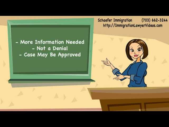 What is a Request for Evidence?