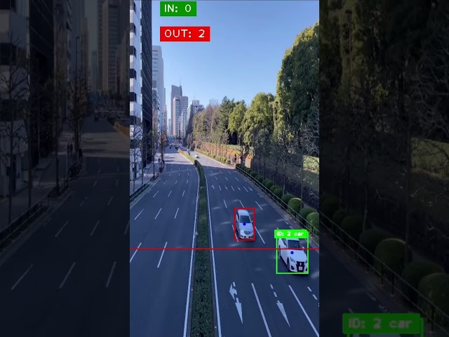 Counting Cars | Vehicles Counting | Track & Count Objects using YOLOv8 | Vehicle Detection Tracking