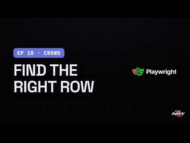 Playwright Python Tutorial #10 - filter() count() and nth() in Python — crowd control