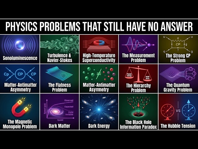Every Physics Problems That Still Have No Answer