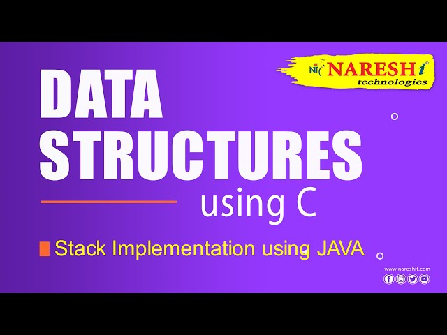 Stack Implementation using JAVA | Data Structures Tutorial