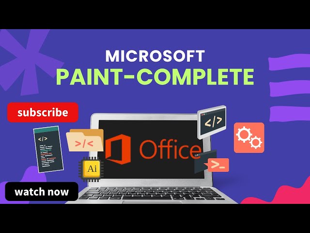 MS Paint Full Course in 1 Video | Complete MS Paint Tutorial for Beginners (Step by Step)