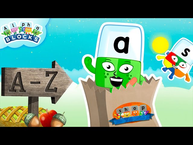 Autumn in Alphaland 🍂 | Learn to Spell and Read for Kids | Alphablocks