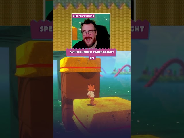 Following a speedrunner's ghost is not for the faint of heart. 😅  Feat: BarbarousKing