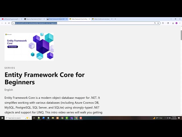 C#109-IntroToEntityFrameworkOrEF02