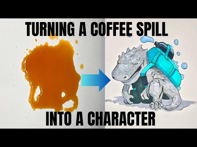 Turning a Coffee Spill into a Character