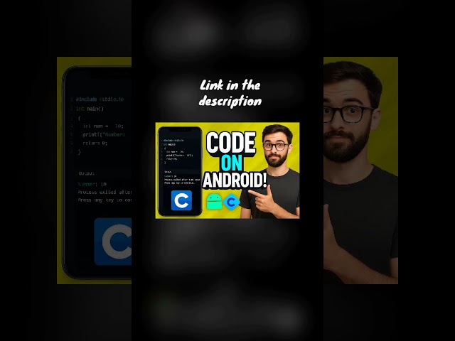 C programming compiler for Android #coding #programming #code