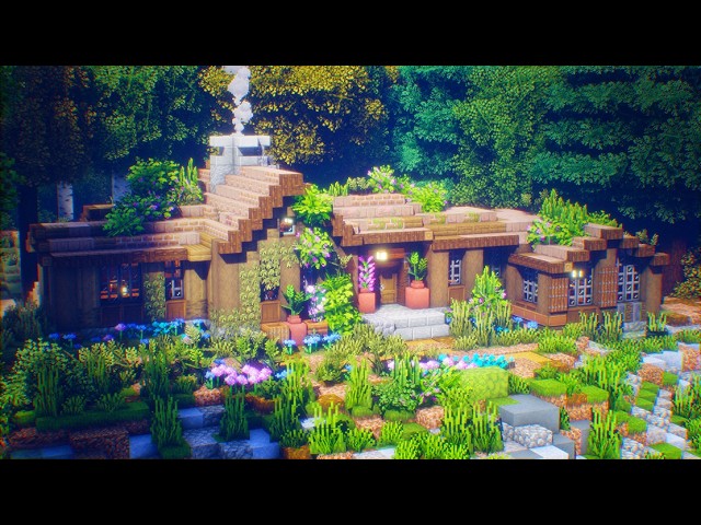 Fall Asleep While I Build A Flower House In Minecraft