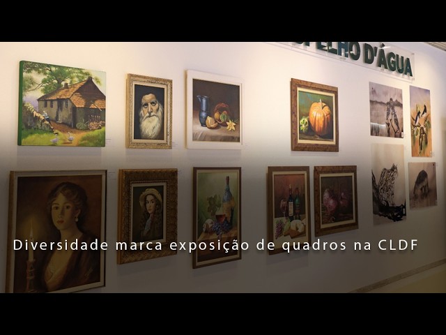 Diversidade marca exposição de quadros na CLDF