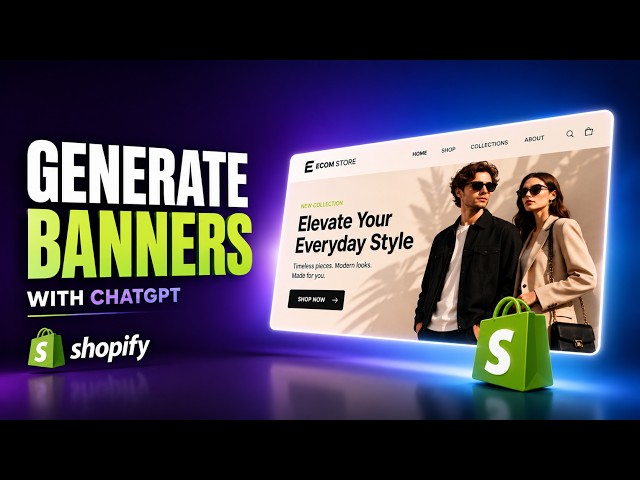 ChatGPT for Shopify: Generate AI Banners, Logo & Favicon for Your Store