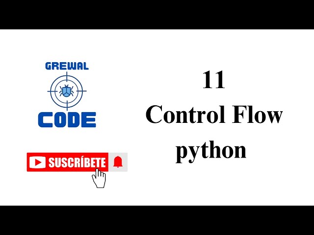 11 Control Flow in python | python for cyber security