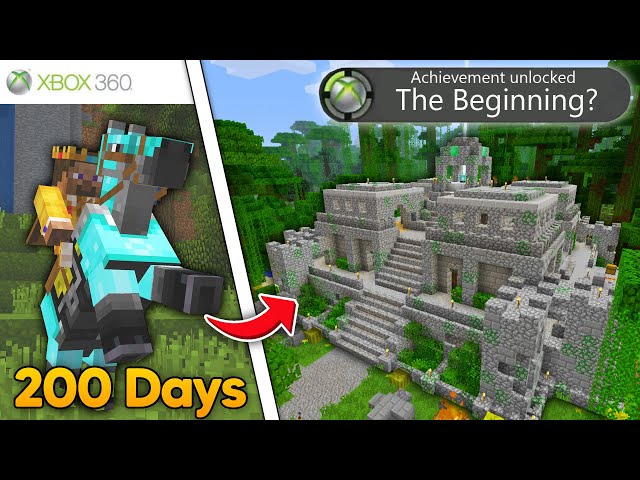 200 Days in Minecraft: Xbox 360 Edition!