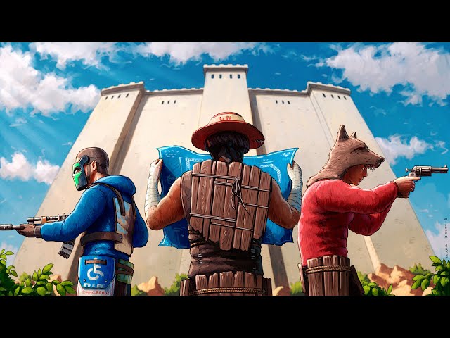 When a solo farmer and 2 PVP Chads play Official Rust...