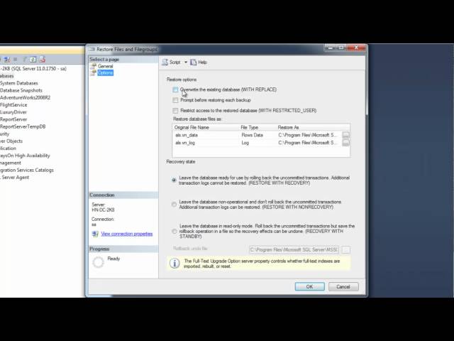 Sql Server 2012 Restore Database.mp4