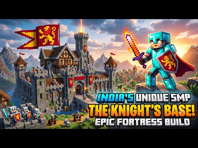 Knight Pixel Season 4 Custom concept smp DAY 1