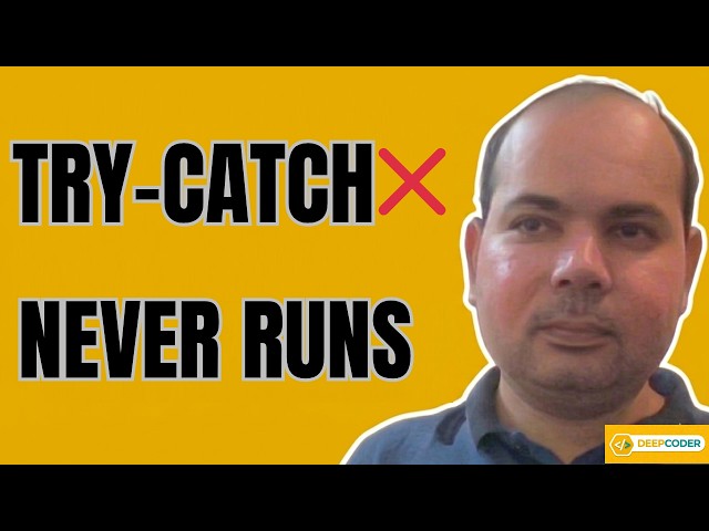 Spring Boot: Why Your try-catch Never Runs