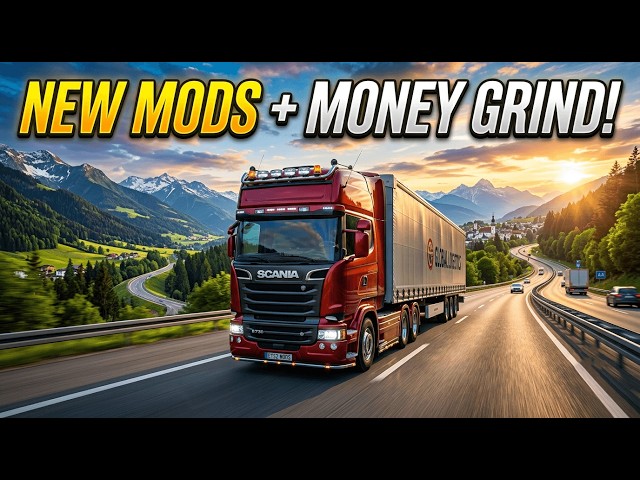 🚛 CHILL TRUCKING & MONEY GRIND! Testing NEW Mods | ETS2 LIVE