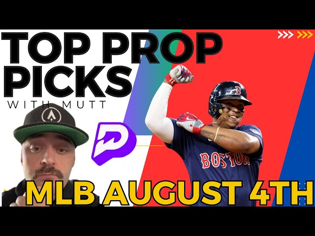 TOP MLB PRIZEPICKS PLAYS | SUNDAY 8/4/2024 | MLB PLAYER PROPS & BETS & PARLAYS | TODAY |
