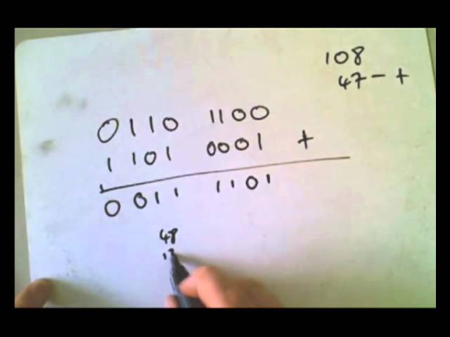 Mr. Clarkson Talks About... Binary Representation - Subtraction