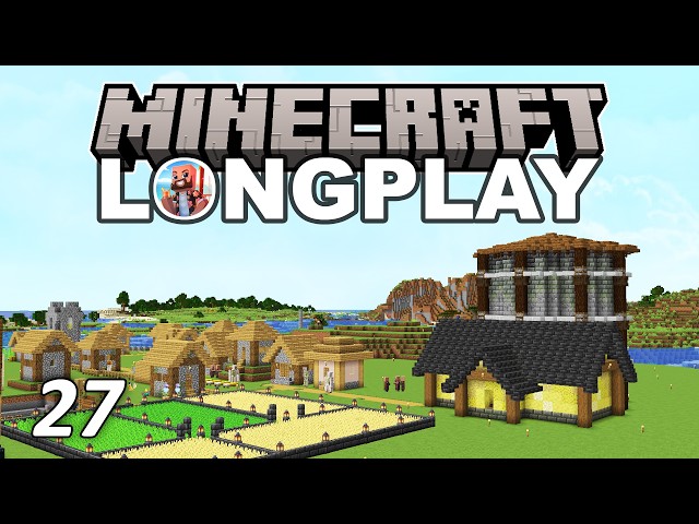 Minecraft Relaxing Longplay (with Commentary) – Ep.27 Yellow Farmhouse and Frogs