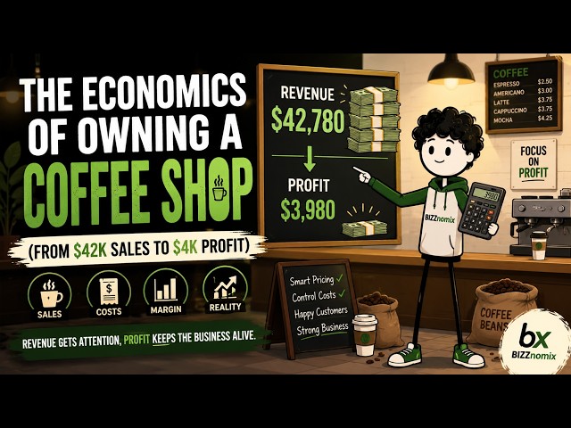 The Economics of Owning a Coffee Shop (From $42K Sales to $4K Profit)
