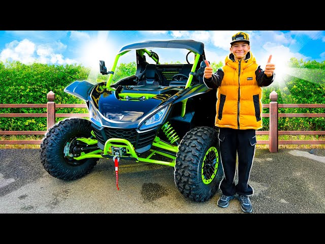 Den's sandy adventure in his NEW car SEGWAY VILLAIN SX10🤩