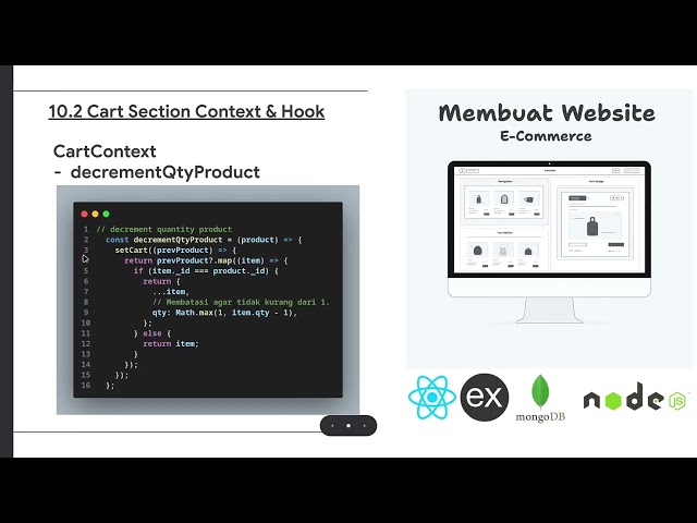 10 | 2 Cart Section Context API & Hook | E-Commerce MERN Stack