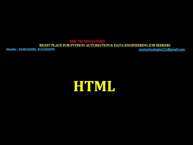 HTML