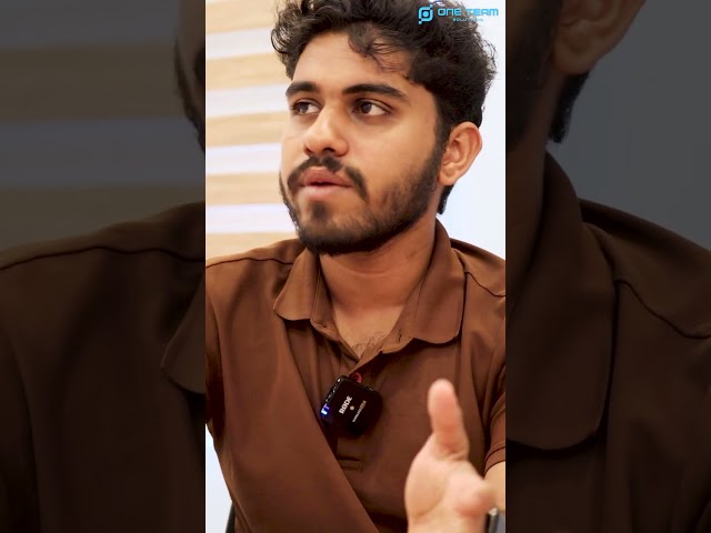Success story of our student Arun | One Team Solutions