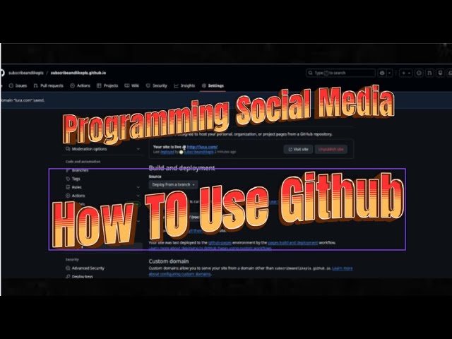 How To Use Github