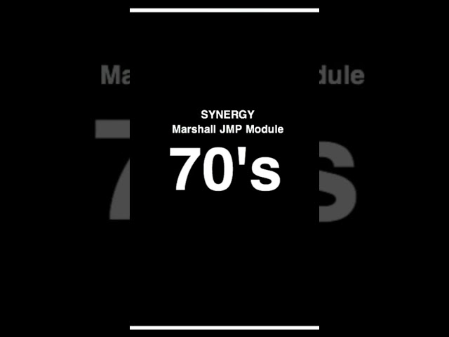 60s' vs 70's  JMP Module ! (Sound Demo)