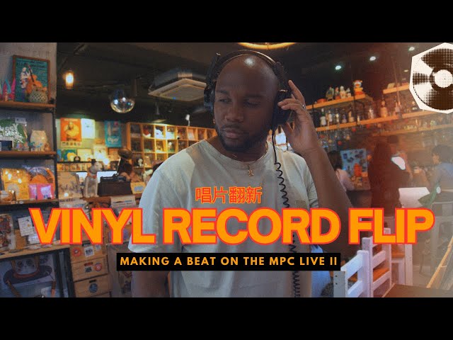 I Found a Rare Vinyl in China 🇨🇳 & Flipped It Into a CRAZY Beat on the MPC Live II! 🔥💿