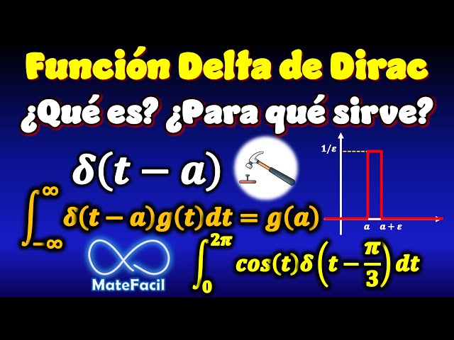 ¿Qué es la Función Delta de Dirac? ¿De dónde sale y para qué sirve? EXPLICACIÓN COMPLETA MUY FÁCIL
